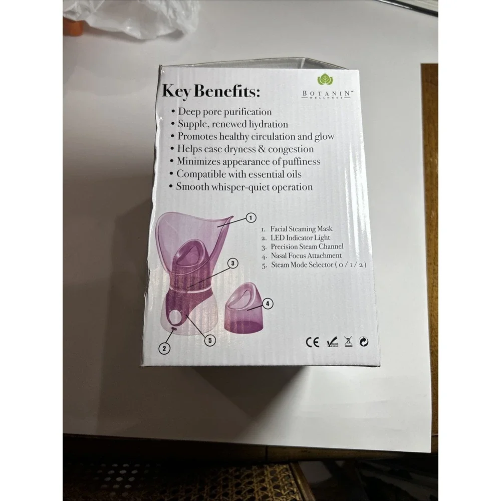 Botanin Arris Luxe Facial Steamer New DMG Box